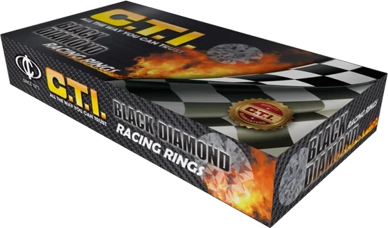 C.T.I. Black Diamond piston ring long carton