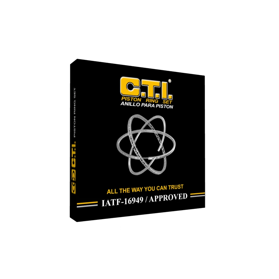 Cylinder Box (Black) — C.T.I. piston ring packaging box (piston ring pk)