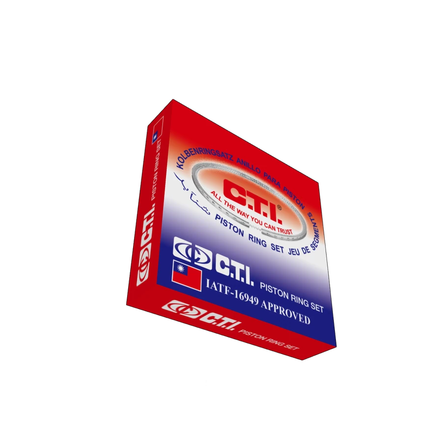 Cylinder Box (Red) — C.T.I. piston ring packaging box (piston ring pk)