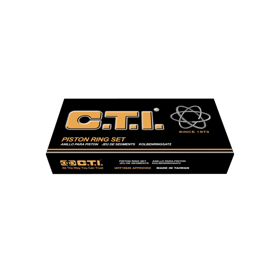 Long Box (Black CTI) — C.T.I. piston ring packaging box (piston ring pk)