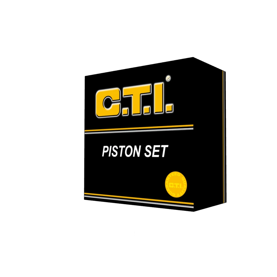 Piston Set 4 Cyls — C.T.I. piston ring packaging box (piston ring pk)