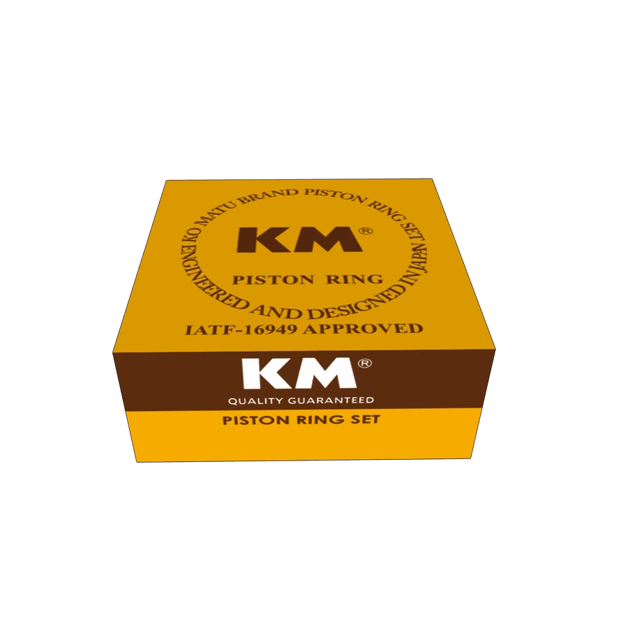 Seat-Type Box (Yellow KM) — C.T.I. piston ring packaging box (piston ring pk)