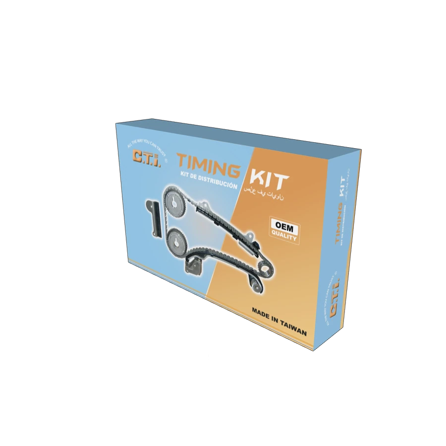 Timing Kit Box (Blue) — C.T.I. piston ring packaging box (piston ring pk)