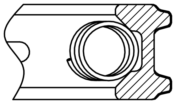 Steel (D2) section drawing