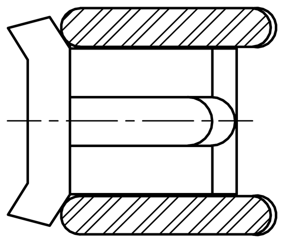 N-type expander (N) section drawing