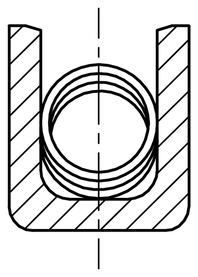 U-Flex (U) section drawing
